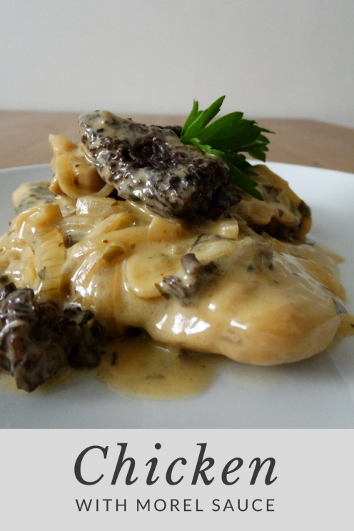 Chicken with morel sauce recipe