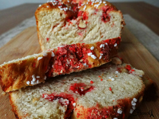 vegan pink pralines brioche recipe